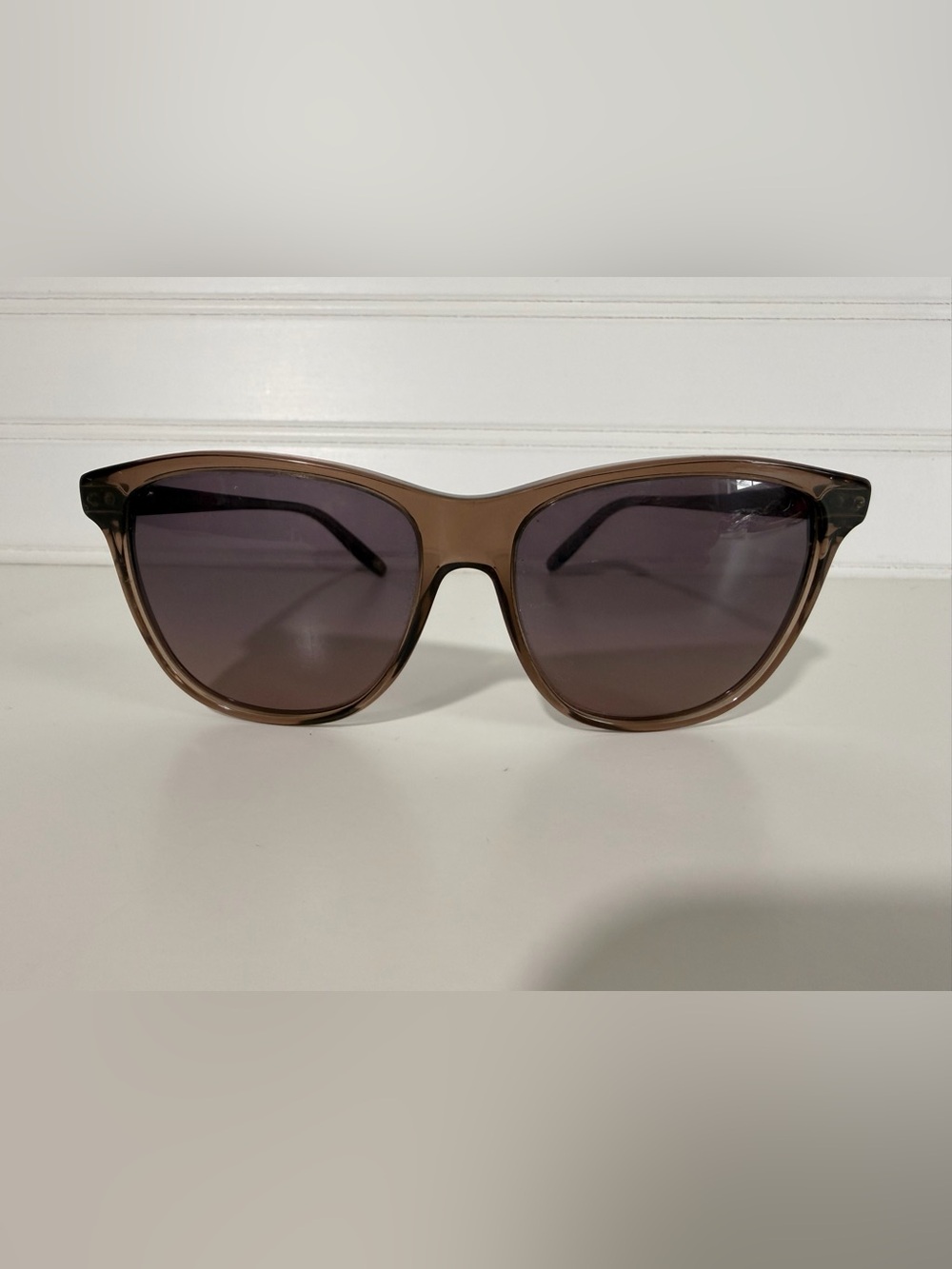 Bottega Veneta Translucent Brown Sunglasses with Smoky Lenses - Picture 6 of 10